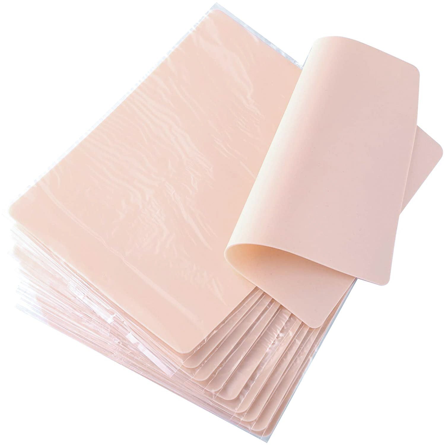 Reversible Silicone Practice Skin 10 Pack Beige -  - HighbrowLab - HighbrowLab 