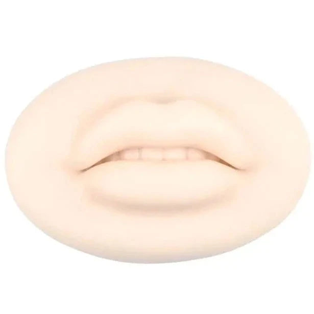 3D Soft Silicone Practice Lips Pad White -  - HighbrowLab - HighbrowLab 