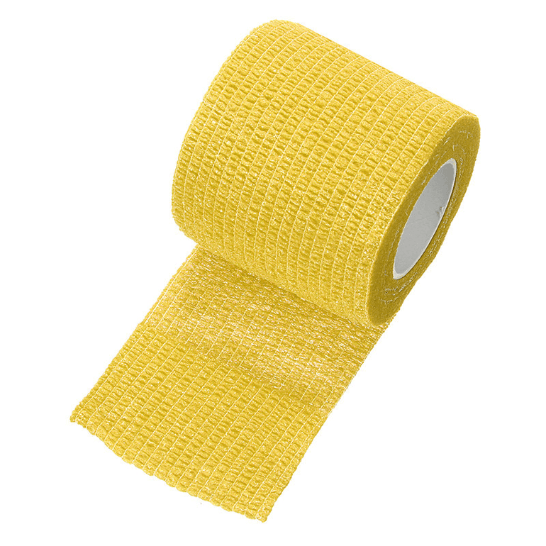 Self Adhesive Stretchy Grip Bandage Wrap Tape Yellow -  - HighbrowLab - HighbrowLab 