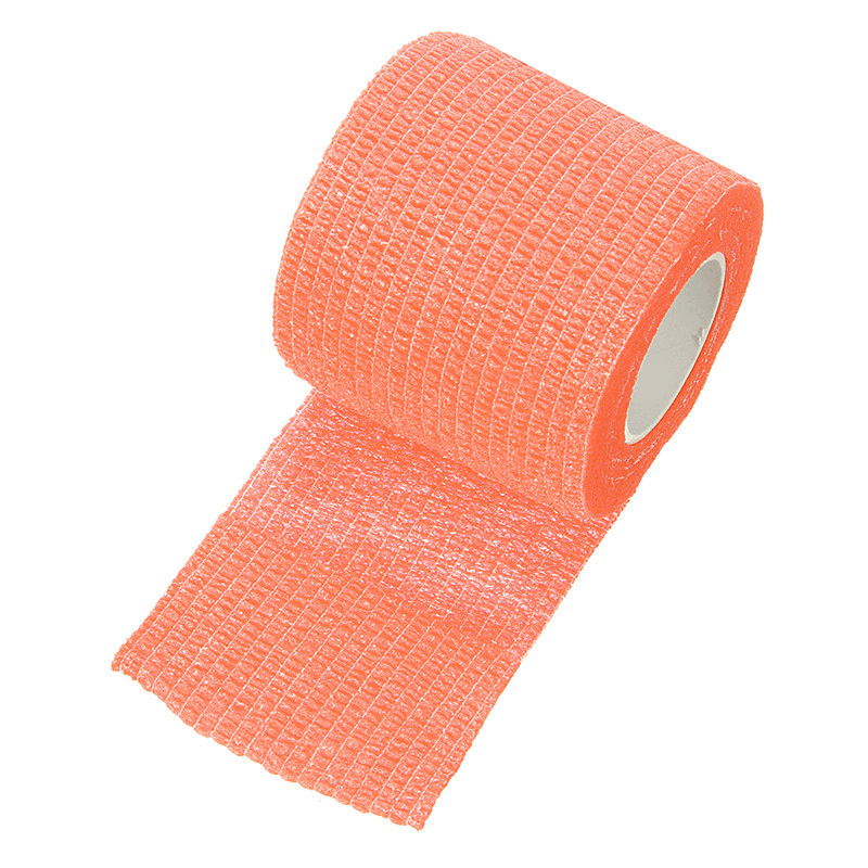 Self Adhesive Stretchy Grip Bandage Wrap Tape Orange -  - HighbrowLab - HighbrowLab 